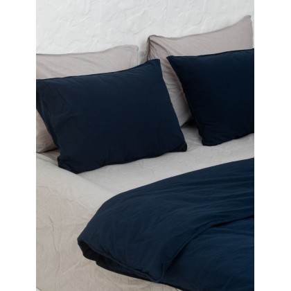 Комплект білизни із вареної бавовни Leglo Mix Grey-Navy